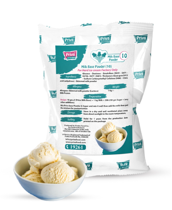 Priva Hard Ice-cream Milk Base (1kg)