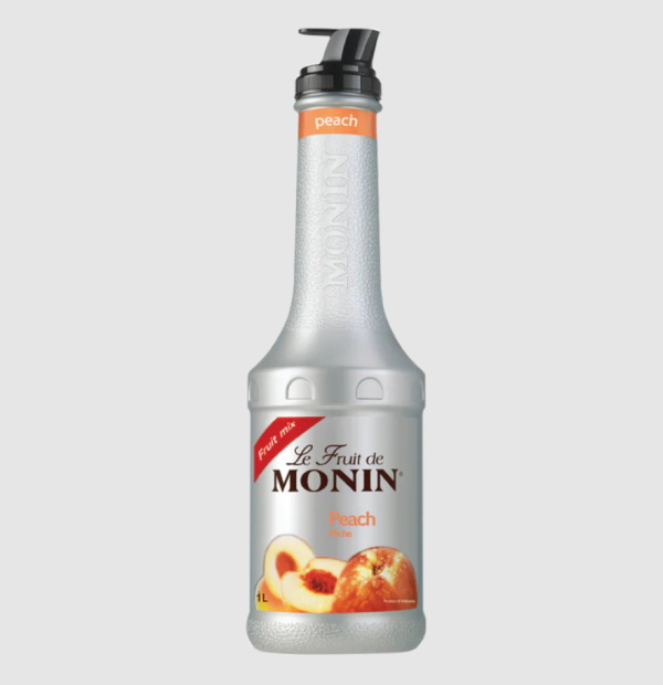 Monin Peach Puree Package - كرتونة مونين تحضير بأساس فاكهة الخوخ