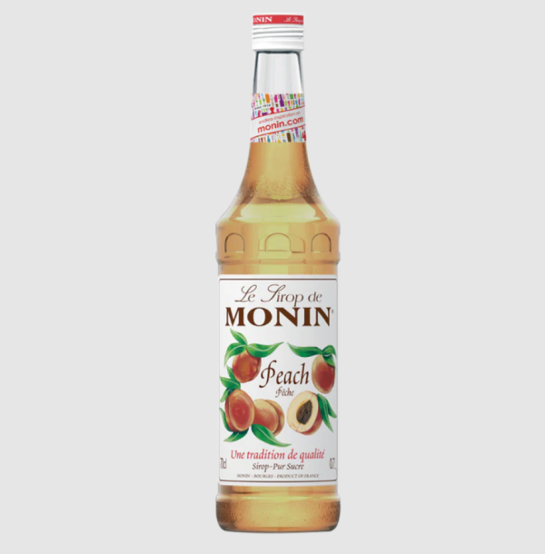 Monin Peach Syrup Package - كرتونة مونين شراب الخوخ