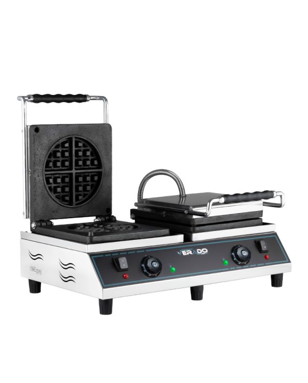 Verado Double Waffle Machine - ماكينة وافل فرادو مزدوجة