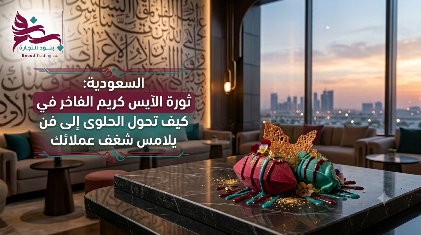 ثورة الآيس كريم الفاخر في السعودية: كيف تحول الحلوى إلى فن يلامس شغف عملائك؟